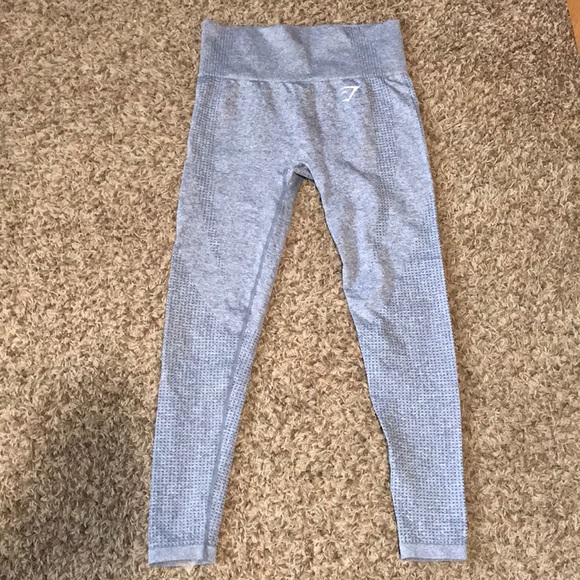 Gymshark Pants - Gymshark Viral Seamless leggings in Steel Blue